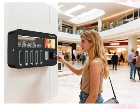 Automat do perfum w galerii handlowej